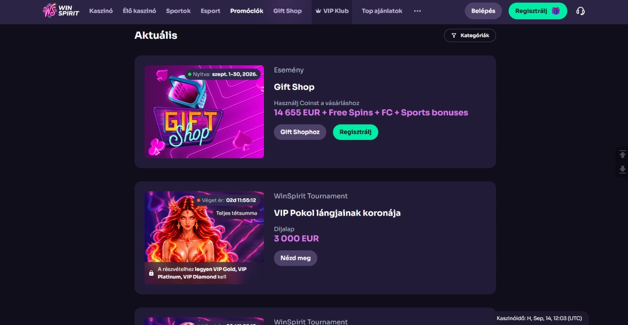 Win Spirit Bonus